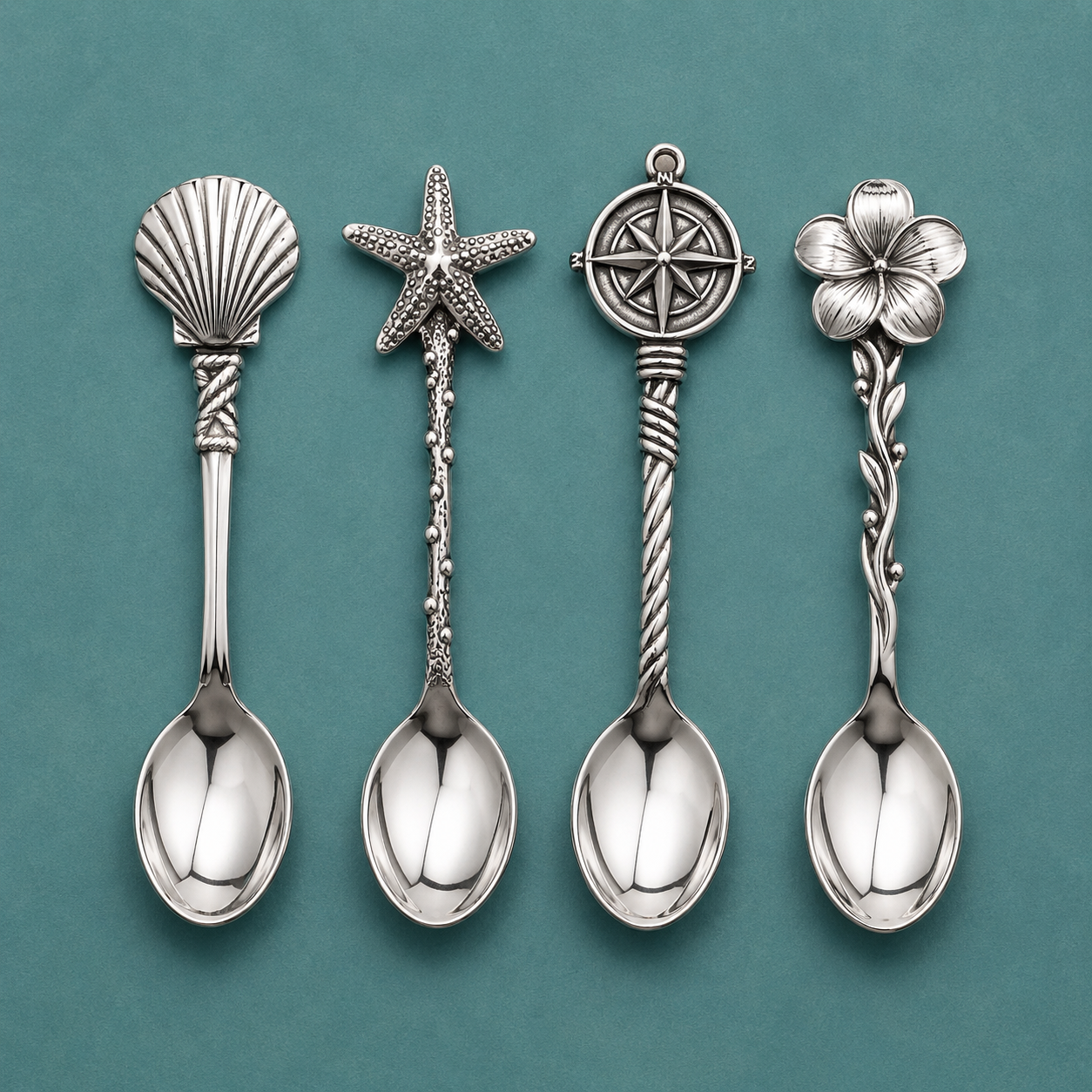 Bodynureva™ Classic Travel Souvenir Spoon Set
